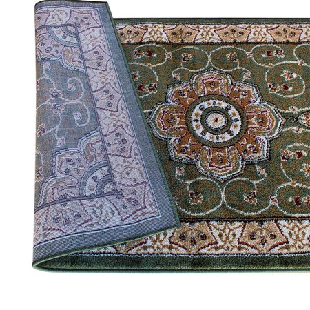 Flash Furniture Green 3' x 15' Persian Style Runner Area Rug NR-RGB404-315-GN-GG